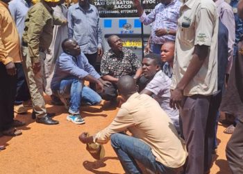 Pallisa taxi operators buy taxi from Emyooga savings