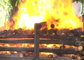 Murdered Indian businessman cremated in Kampala