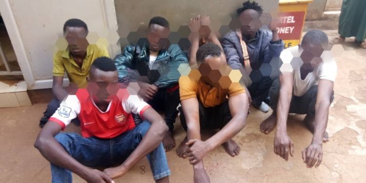 17 suspected robbers arrested as they cut one another using machetes over sharing of loot