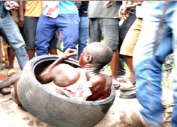 Man caught with suspected stolen sheep lynched, angry mob takes body to his father