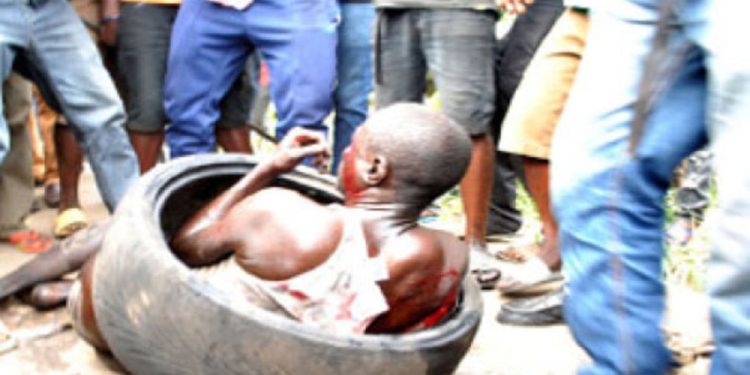 Man caught with suspected stolen sheep lynched, angry mob takes body to his father