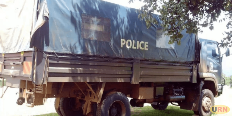 Police truck driver in custody for violating the ban on charcoal