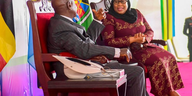 East African Presidents in jubilation after winning bid to host AFCON. Here is What excited Suluhu and jubilant Museveni have said