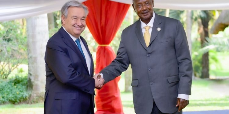 PRESIDENT MUSEVENI MEETS THE UN SECRETARY GENERAL