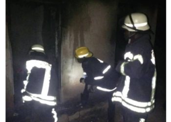 Fuel kills smuggler and his recently married wife in a fire that gutted their house