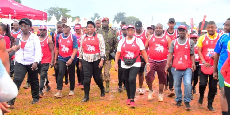STATE HOUSE COMPTROLLER JANE BAREKYE PARTICIPATES IN KABAKA BIRTHDAY RUN