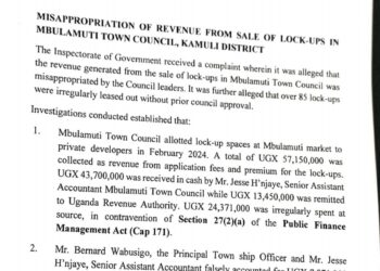 Mbulamuti Town Council Leaders in Hot Soup Over Lock-Up Scandal as IG Orders Disciplinary Action
