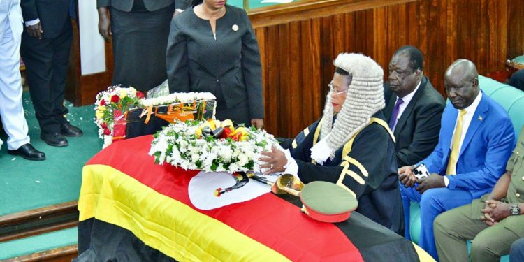 Parliament mourns slain minister Engola