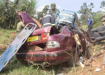 Three crushed dead in Kabale road accident