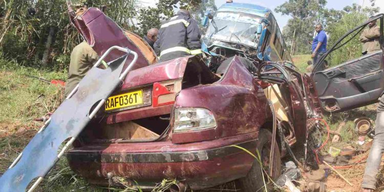 Three crushed dead in Kabale road accident