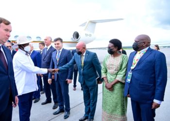 PRESIDENT MUSEVENI IN RUSSIA FOR RUSSIA-AFRICA SUMMIT