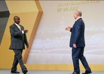 President Yoweri holds bilateral talks with President Putin