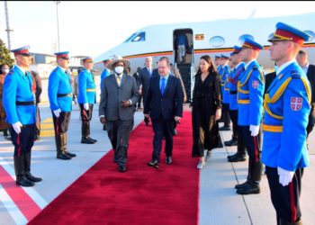 President Museveni in Serbia for a two-day official visit