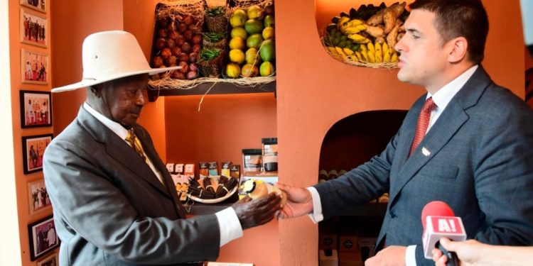 “Work with us to add value to our products,” President Museveni rallies Serbia businessespeople