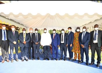 PRESIDENT MUSEVENI MEETS INTERNATIONAL CIVIL AVIATION ORGANIZATION OFFICIALS