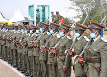 PRESIDENT MUSEVENI CAUTIONS THE ARMY ON 3 THINGS AS HE COMMISSIONS 295 OFFICER CADETS AT KABAMBA