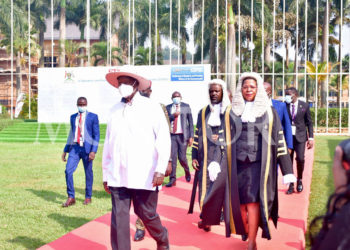 UPDATE: President Museveni arrives at Munyonyo for official opening of CSPOC2024)
