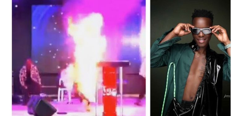 Stunt gone wrong: Dancer sets self ablaze on stage, hospitalised