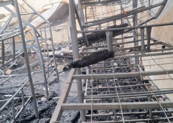 Fire Guts Girls’ Dormitory at Midland Junior School in Wakiso, Property Worth Millions Reduced to Ashes