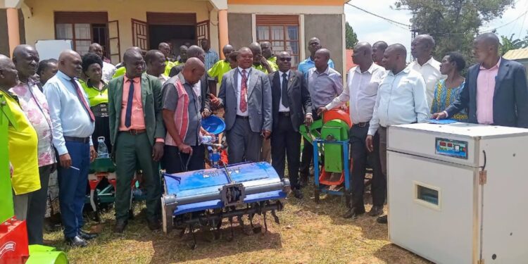 Luuka Farmers Receive Shs45m Farm Equipment From Government To Boost Production